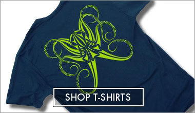Shop t-shirts button with photo of octopus t-shirt