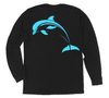 Dolphin Long Sleeve T-Shirt Build-A-Shirt (Back / BL)