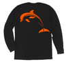 Dolphin Long Sleeve T-Shirt Build-A-Shirt (Back / BL)