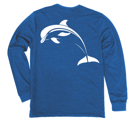 Dolphin Long Sleeve T-Shirt Build-A-Shirt (Back / CH)
