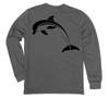 Dolphin Long Sleeve T-Shirt Build-A-Shirt (Back / HT)