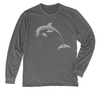 Dolphin Long Sleeve T-Shirt Build-A-Shirt (Front / HT)
