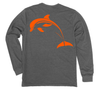 Dolphin Long Sleeve T-Shirt Build-A-Shirt (Back / HT)