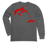 Dolphin Long Sleeve T-Shirt Build-A-Shirt (Back / HT)
