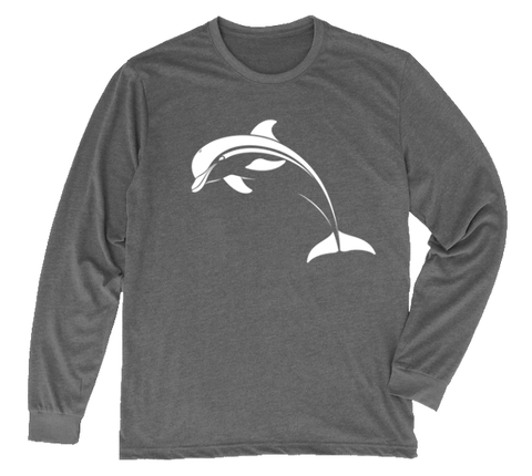 Dolphin Long Sleeve T-Shirt Build-A-Shirt (Front / HT)