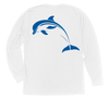 Dolphin Long Sleeve T-Shirt Build-A-Shirt (Back / WH)