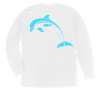 Dolphin Long Sleeve T-Shirt Build-A-Shirt (Back / WH)