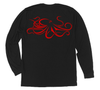Giant Pacific Octopus Long Sleeve T-Shirt Build-A-Shirt (Back / BL)