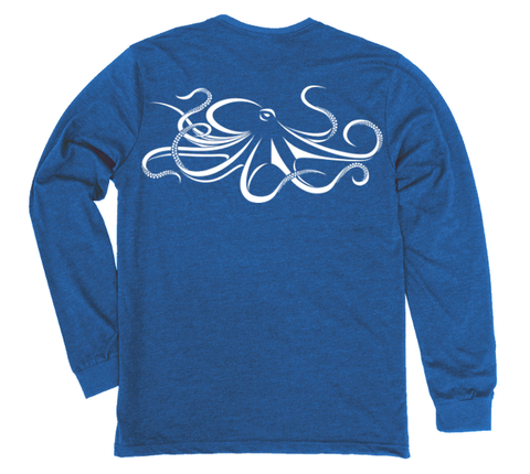 Giant Pacific Octopus Long Sleeve T-Shirt Build-A-Shirt (Back / CH)
