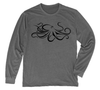 Giant Pacific Octopus Long Sleeve T-Shirt Build-A-Shirt (Front / HT)