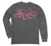 Giant Pacific Octopus Long Sleeve T-Shirt Build-A-Shirt (Back / HT)