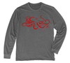 Giant Pacific Octopus Long Sleeve T-Shirt Build-A-Shirt (Front / HT)