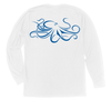 Giant Pacific Octopus Long Sleeve T-Shirt Build-A-Shirt (Back / WH)