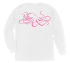 Giant Pacific Octopus Long Sleeve T-Shirt Build-A-Shirt (Back / WH)