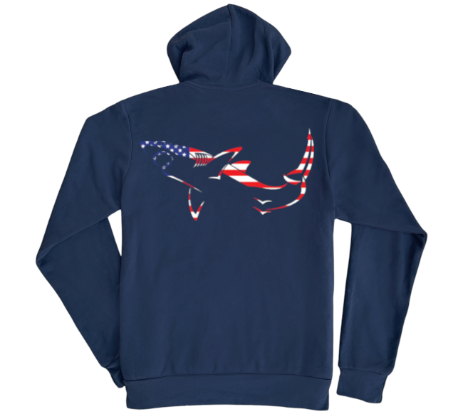 Great White Shark Pullover Hoodie