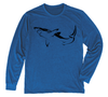 Great White Shark Long Sleeve T-Shirt Build-A-Shirt (Front / CH)