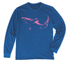Great White Shark Long Sleeve T-Shirt Build-A-Shirt (Front / CH)