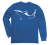 Great White Shark Long Sleeve T-Shirt Build-A-Shirt (Back / CH)