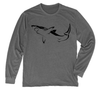 Great White Shark Long Sleeve T-Shirt Build-A-Shirt (Front / HT)