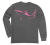 Great White Shark Long Sleeve T-Shirt Build-A-Shirt (Back / HT)