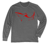 Great White Shark Long Sleeve T-Shirt Build-A-Shirt (Front / HT)