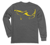 Great White Shark Long Sleeve T-Shirt Build-A-Shirt (Back / HT)