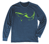Great White Shark Long Sleeve T-Shirt Build-A-Shirt (Front / NH)