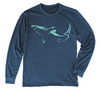 Great White Shark Long Sleeve T-Shirt Build-A-Shirt (Front / NH)