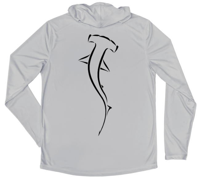 Custom Hammerhead shark Zip Hoodie Polynesian Pink Style LT6