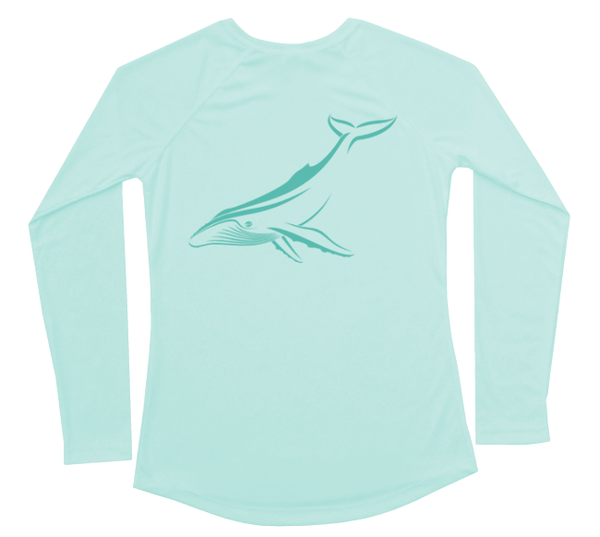 Hump Back ゲームシャツ woman’s size Humpback Whale T-Shirt Build-A-Shirt (Back / HM) – Shark Zen