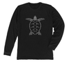 Loggerhead Sea Turtle Long Sleeve T-Shirt Build-A-Shirt (Front / BL)