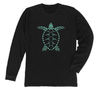 Loggerhead Sea Turtle Long Sleeve T-Shirt Build-A-Shirt (Front / BL)
