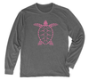 Loggerhead Sea Turtle Long Sleeve T-Shirt Build-A-Shirt (Front / HT)