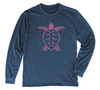 Loggerhead Sea Turtle Long Sleeve T-Shirt Build-A-Shirt (Front / NH)