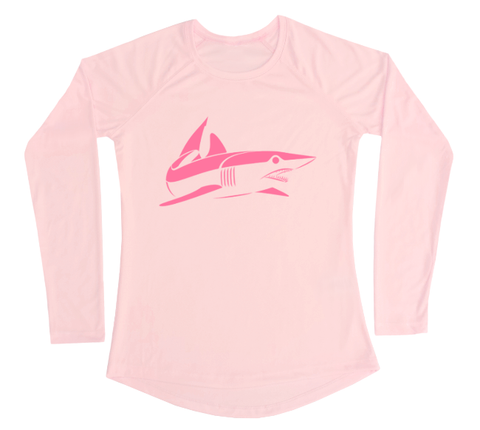 Mako Shark Performance Build-A-Shirt (Women - Front / PB)