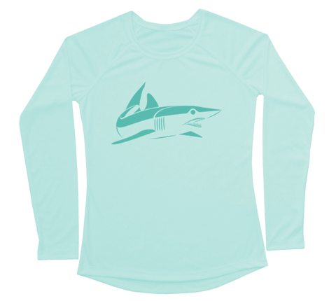 Mako Shark Performance Build-A-Shirt (Women - Front / SG)