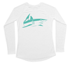 Mako Shark Performance Build-A-Shirt (Women - Back / WH)