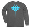 Manta Ray Long Sleeve T-Shirt Build-A-Shirt (Back / HT)