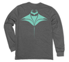 Manta Ray Long Sleeve T-Shirt Build-A-Shirt (Back / HT)