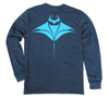 Manta Ray Long Sleeve T-Shirt Build-A-Shirt (Back / NH)