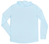 Shark Zen Performance Hoodie (Front / Arctic Blue)