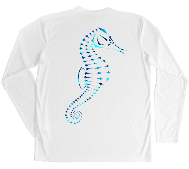 Men's Long Sleeve UV Water Camouflage Jellyfish Swim Shirt