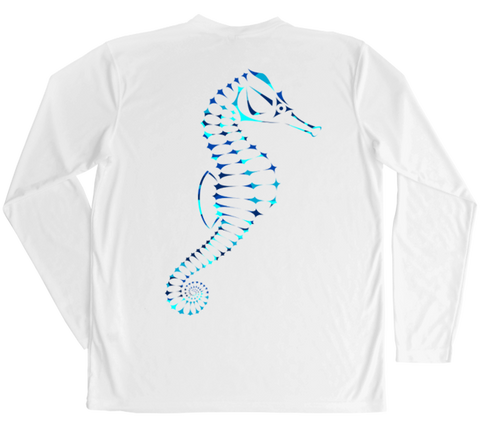 Men's Long Sleeve UV Water Camouflage Jellyfish Swim Shirt