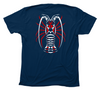 Spiny Lobster Red White and Blue Navy T-Shirt