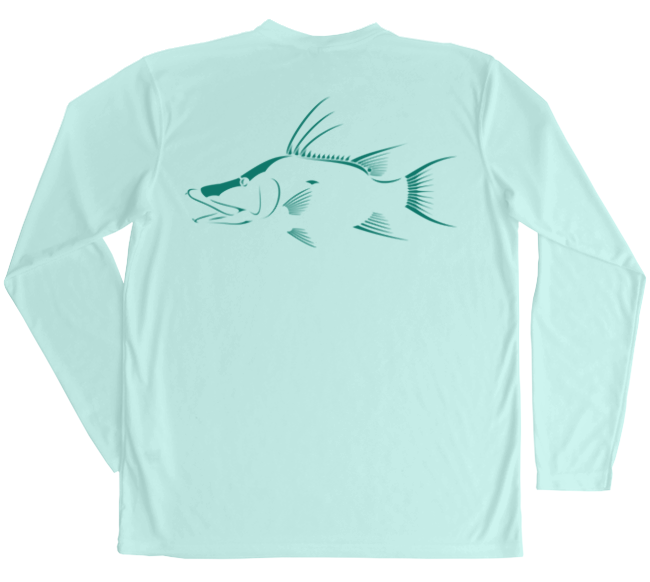 UV Protective Long Sleeve Sun Shirt Hogfish Boating Shirt Shark Zen