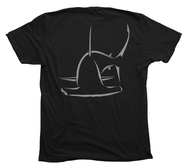Great Hammerhead T-Shirt | Short Sleeve Black Shark Tee – Shark Zen