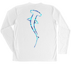 Men's Long Sleeve UV Water Camouflage Hammerhead Swim Shirt