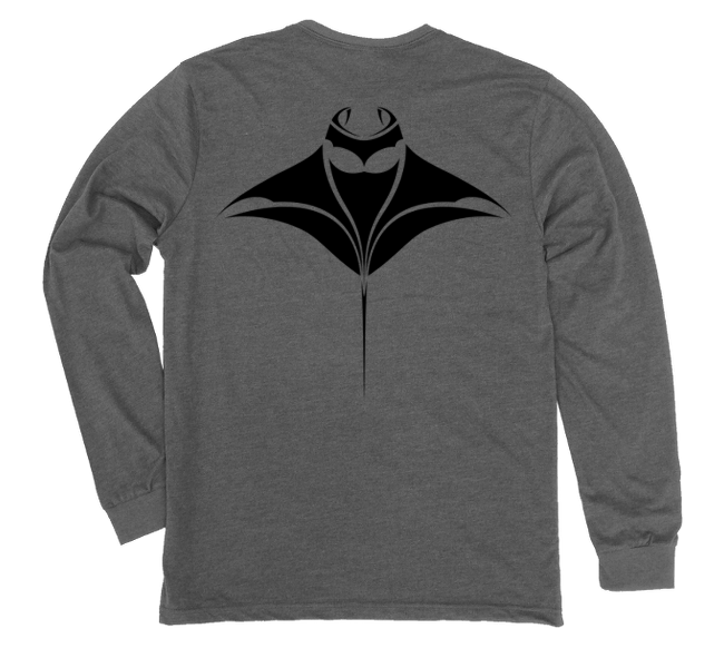 Manta Ray Flannel Shirt Grey