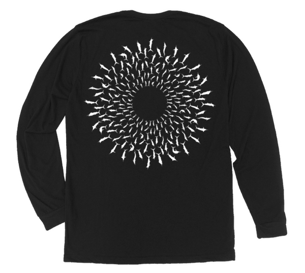 BLACKBLONDのVivid Sketch Logo Long Sleeve T-Shirt 全4色 Color Logo Long Sleeve Unisex Tee - St. Paul Fish Company
