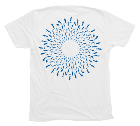 Marlin Mandala T-Shirt - Light Grey